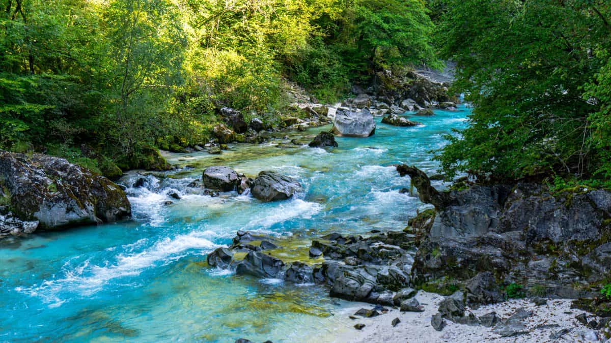 A place to rest besides the Soča